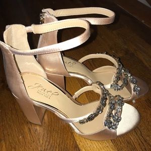 Badgley Mischka Embellished Heeled Sandal